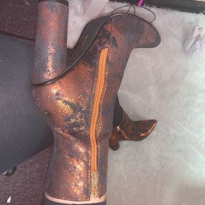Cape Robbin Shoes - Rust snake booties Cape Robbin Shoes - Rust snake booties